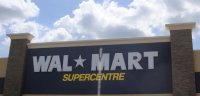 Store front for Walmart Supercentre