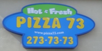 Store front for Pizza 73