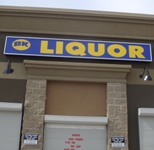 Store front for BK Liquor