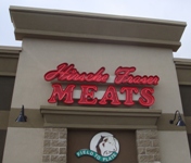 Store front for Hirsche Fraser Meats