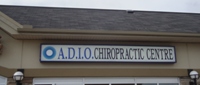 Store front for ADIO Chiropractic Centre