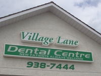 Store front for Village Lane Dental Centre