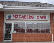 Store front for Pizzaberg Café