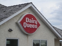 Store front for Dairy Queen