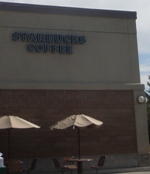 Store front for Starbucks Coffee