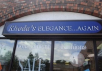 Store front for Rhoda's Elegance... Again