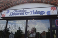 Store front for Okotoks Flowers and Things