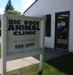 Store front for Big Rock Animal Clinic