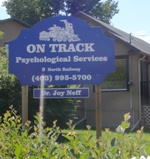 Store front for On Track Psychological Services