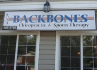 Store front for Back Bones Chiropractor