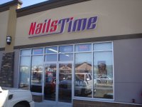 Store front for Nails Time