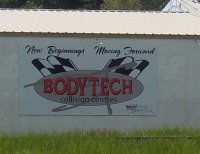 Store front for Bodytech Collision Centres