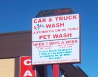 Store front for Suds Car Wash