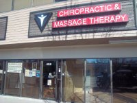 Store front for Chiropractic & Massage Therapy