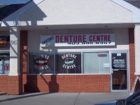 Store front for Okotoks Denture Centre