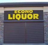 Store front for Econo Liquor