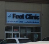 Store front for Foot Clinic