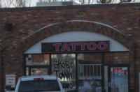 Store front for Ghost Town Tattoo