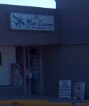 Store front for The Hair Lounge