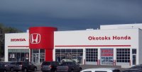 Store front for Okotoks Honda