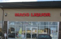 Store front for Maco Liquor