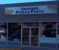 Store front for Okotoks Pizza And Pasta
