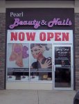 Store front for Pearl Beauty & Nails