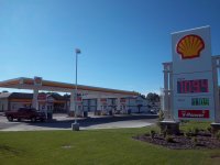 Store front for Shell Gas Bar