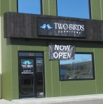 Store front for Two Birds Furniture