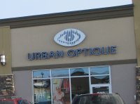 Store front for Urban Optique