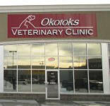 Store front for Okotoks Veterinary Clinic